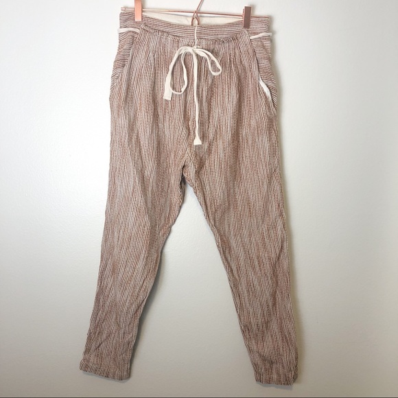 Free People Pants - Free People Rust Striped Pants